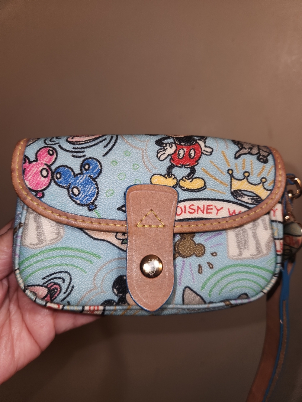 Dooney & Bourke  Disney Sketch Wristlet - Picture 3 of 11